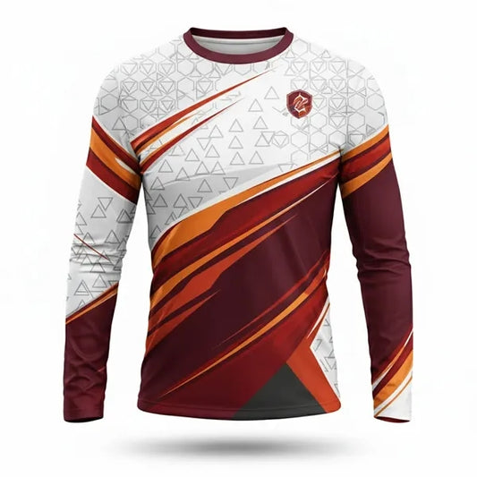 Economy Birdseye Mesh Unisex Long Sleeve T Shirt