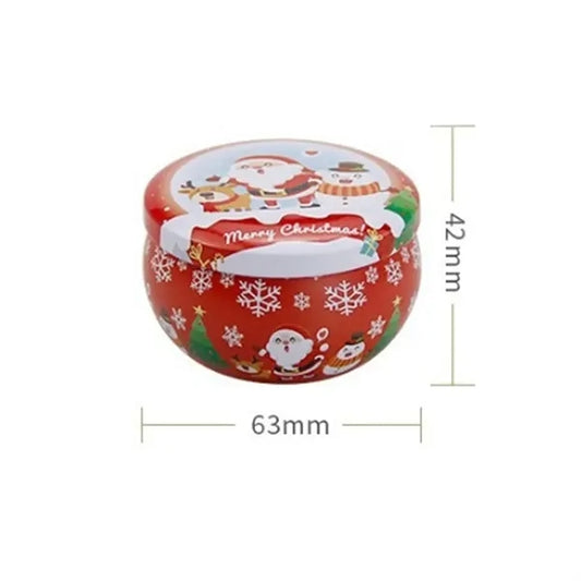 8 pcs Christmas Scented Candle Gift Set