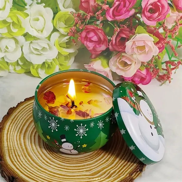 8 pcs Christmas Scented Candle Gift Set