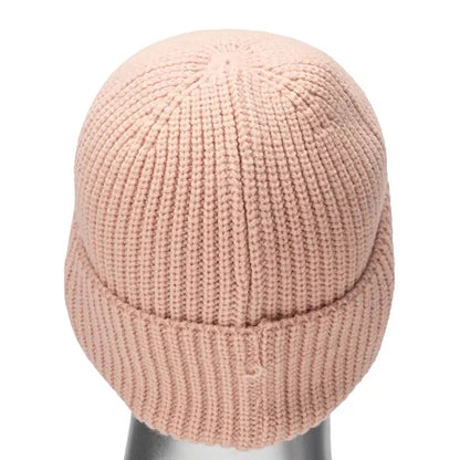 Unisex Cuffed Knitted Beanie With Custom Logo
