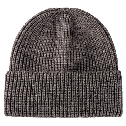 Unisex Cuffed Knitted Beanie With Custom Logo