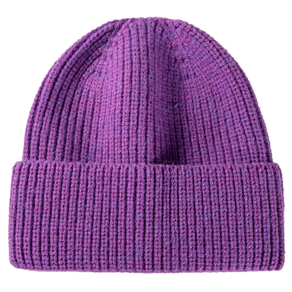 Unisex Cuffed Knitted Beanie With Custom Logo