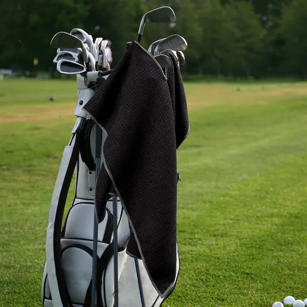 Fairway Slit rPET Waffle Golf Towel