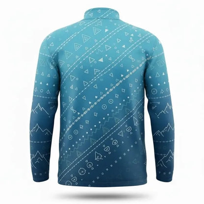 Unisex Sublimated Ultra Light Quarter Zip Sweatshirt