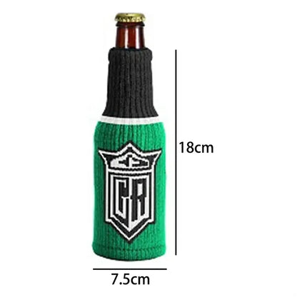 Christmas Knit Bottle Cover for Beer or Wine