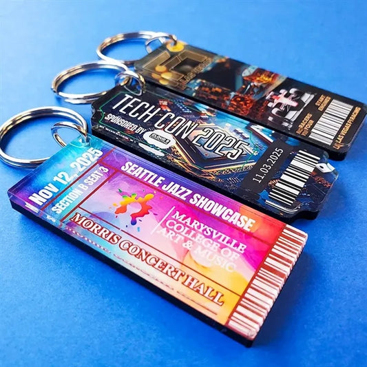 Event Ticket Key Tag