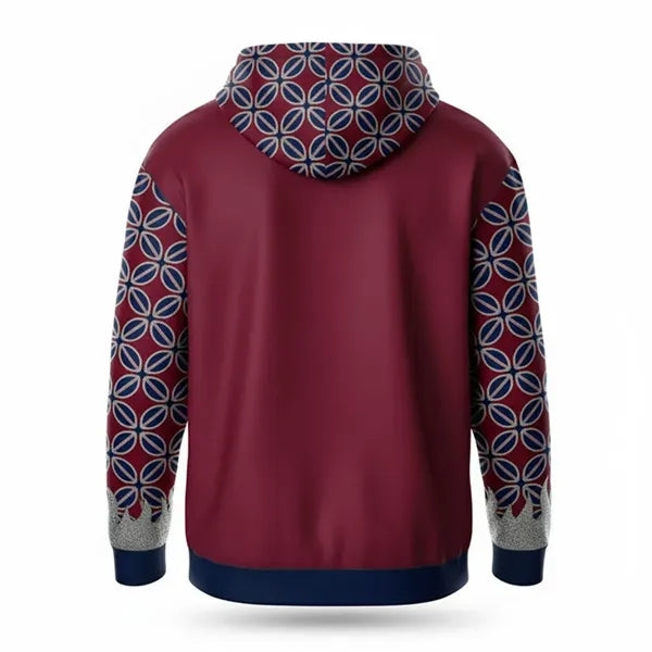 Lightweight Unisex Hoodie with Kangaroo Pocket Sublimated