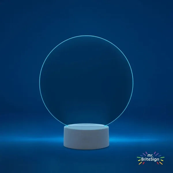 mr.BriteSign LED Acrylic Sign - Round