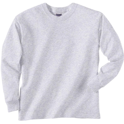 Gildan Youth Ultra Cotton Long Sleeve Tee - Light/Heather