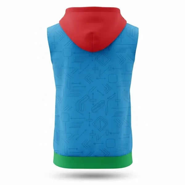 Unisex Lightweight Sleeveless Hoodie Sublimated