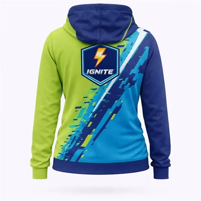 Women's Full Color Lightweight Full Zip Hoodie