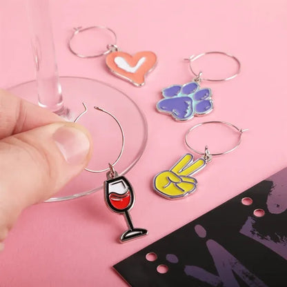 Set Of 4 Wine Charms