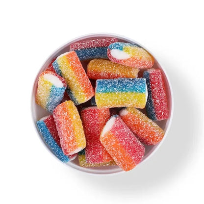 Sour Rainbow Licorice Bites Small Jar