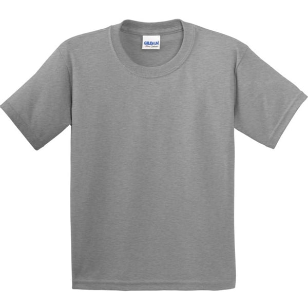 Gildan Youth Ultra 100% Cotton Tee - Light/Heather
