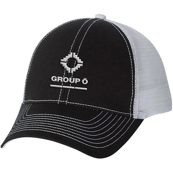 Mega Cap Heavy Cotton Twill Front Trucker Hat