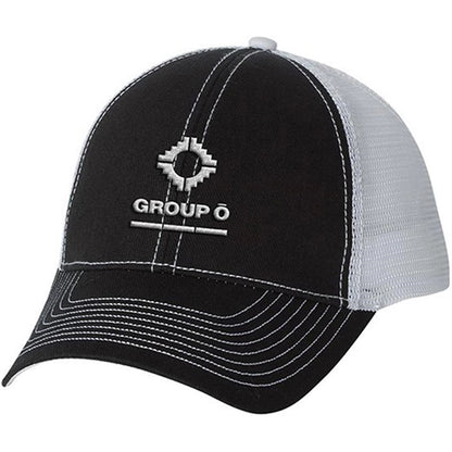 Mega Cap Heavy Cotton Twill Front Trucker Hat