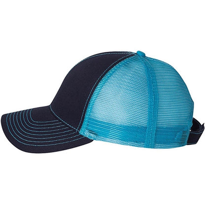 Mega Cap Heavy Cotton Twill Front Trucker Hat