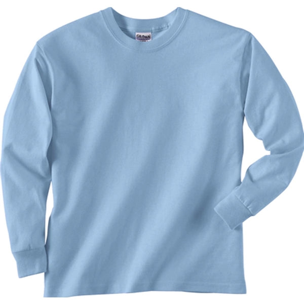 Gildan Youth Ultra Cotton Long Sleeve Tee - Dark/Color