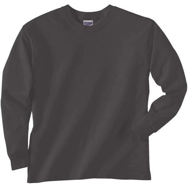 Gildan Youth Ultra Cotton Long Sleeve Tee - Dark/Color