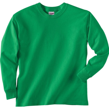 Gildan Youth Ultra Cotton Long Sleeve Tee - Dark/Color