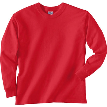 Gildan Youth Ultra Cotton Long Sleeve Tee - Dark/Color