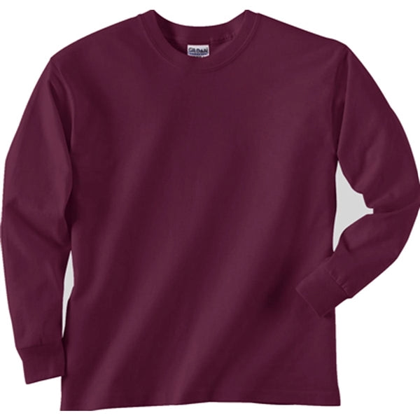 Gildan Youth Ultra Cotton Long Sleeve Tee - Dark/Color