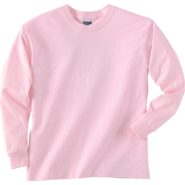 Gildan Youth Ultra Cotton Long Sleeve Tee - Dark/Color