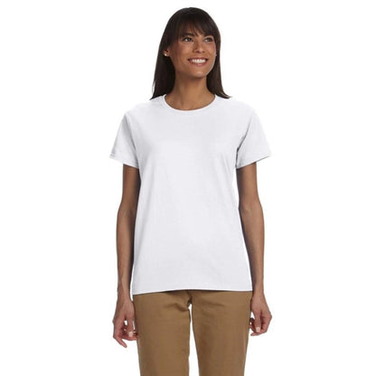 Gildan Women's Ultra Cotton Tee - White/Neutral