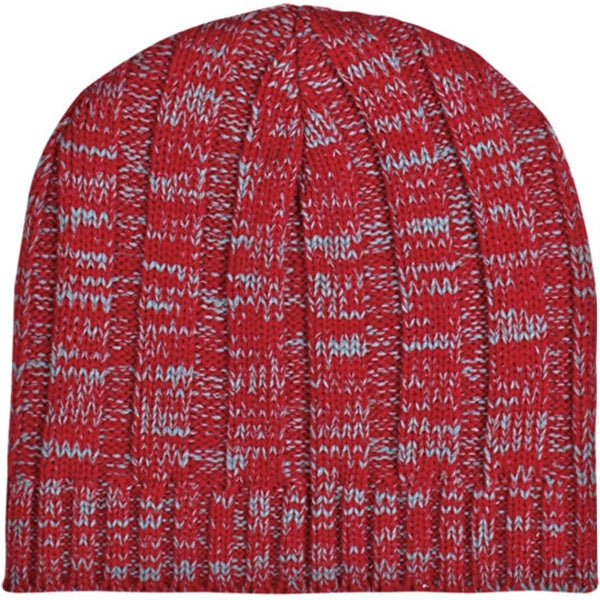 Knit Heathered Beanie Cap
