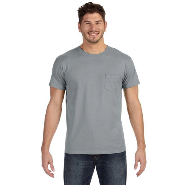 Hanes 4.5 oz. 100% Ringspun Cotton Nano T-Shirt with Pocket