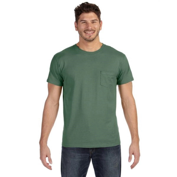 Hanes 4.5 oz. 100% Ringspun Cotton Nano T-Shirt with Pocket