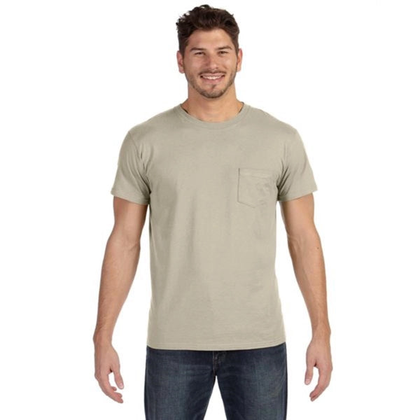 Hanes 4.5 oz. 100% Ringspun Cotton Nano T-Shirt with Pocket