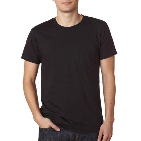 Hanes 4.5 oz. 100% Ringspun Cotton Nano T-Shirt with Pocket