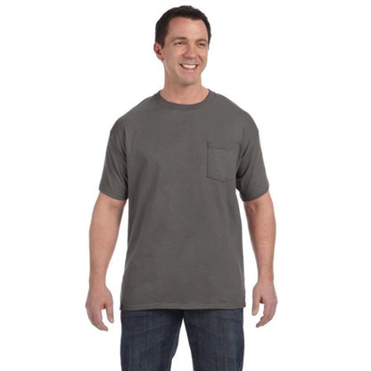Hanes 6 oz. Tagless T-Shirt with Pocket