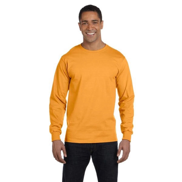 Hanes Long Sleeve Beefy-T - Dark/Color