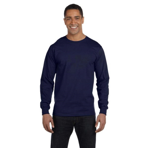 Hanes Long Sleeve Beefy-T - Dark/Color