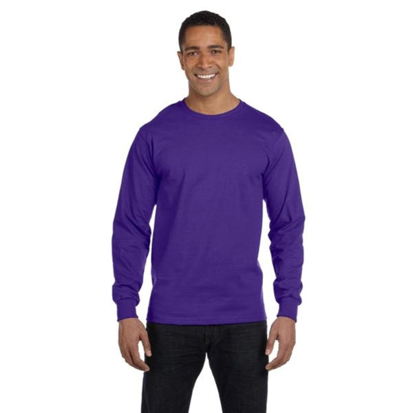 Hanes Long Sleeve Beefy-T - Dark/Color