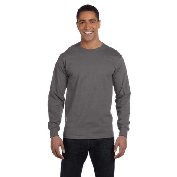 Hanes Long Sleeve Beefy-T - Dark/Color