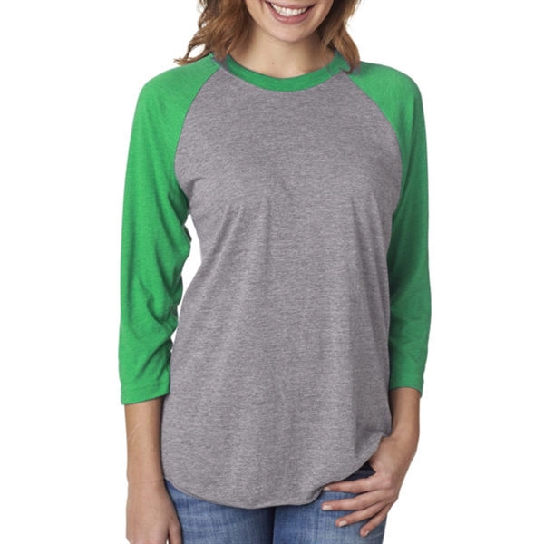Next Level Unisex Triblend 3/4 Sleeve Raglan Tee