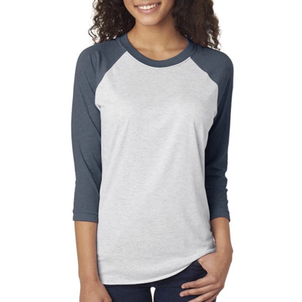 Next Level Unisex Triblend 3/4 Sleeve Raglan Tee