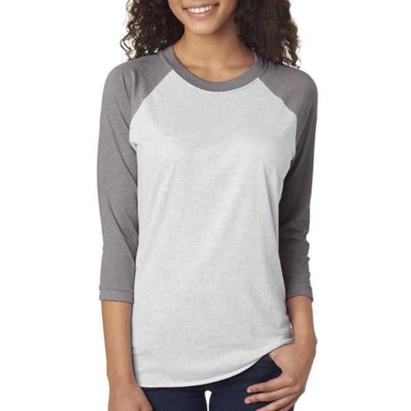 Next Level Unisex Triblend 3/4 Sleeve Raglan Tee