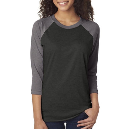 Next Level Unisex Triblend 3/4 Sleeve Raglan Tee