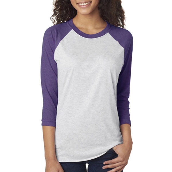 Next Level Unisex Triblend 3/4 Sleeve Raglan Tee
