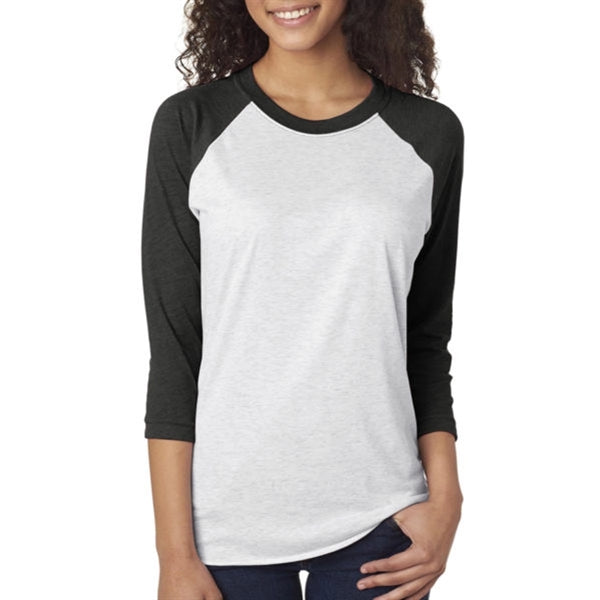 Next Level Unisex Triblend 3/4 Sleeve Raglan Tee