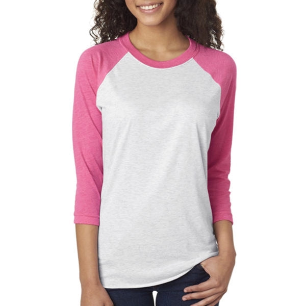 Next Level Unisex Triblend 3/4 Sleeve Raglan Tee