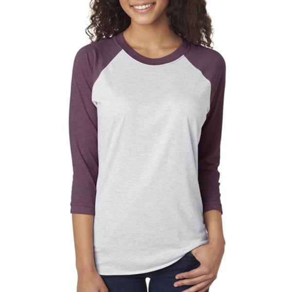 Next Level Unisex Triblend 3/4 Sleeve Raglan Tee