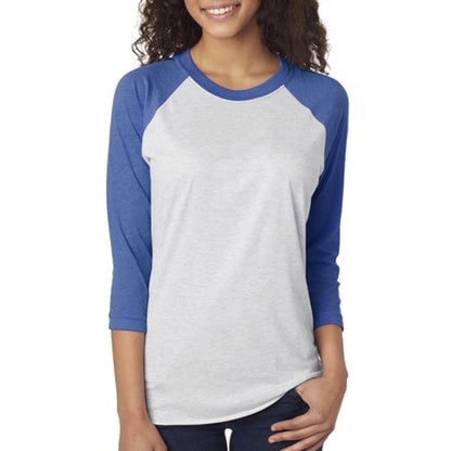 Next Level Unisex Triblend 3/4 Sleeve Raglan Tee