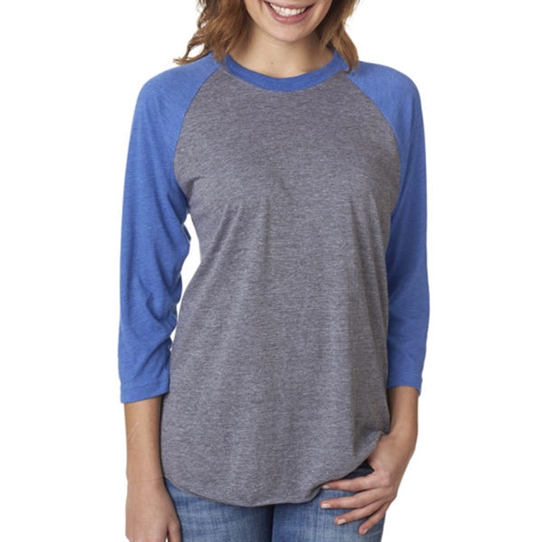 Next Level Unisex Triblend 3/4 Sleeve Raglan Tee