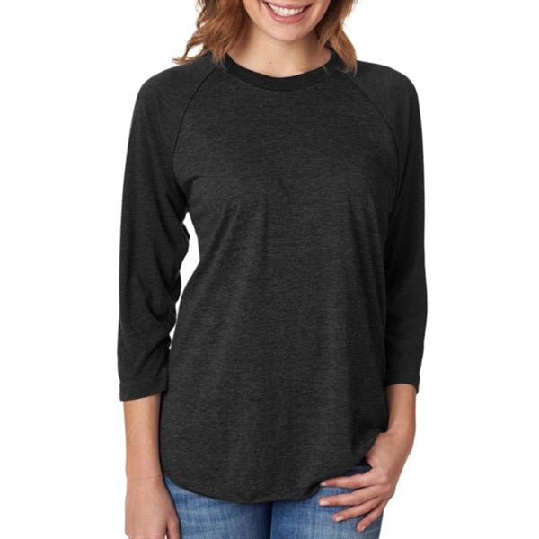 Next Level Unisex Triblend 3/4 Sleeve Raglan Tee
