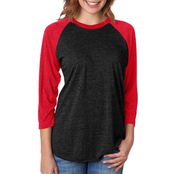 Next Level Unisex Triblend 3/4 Sleeve Raglan Tee